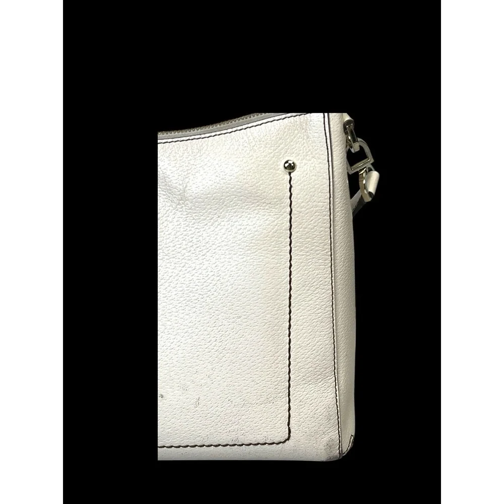 Kate Spade‎ Thompson Street Leather Marti Hobo Bag Purse Cream Color See Pics